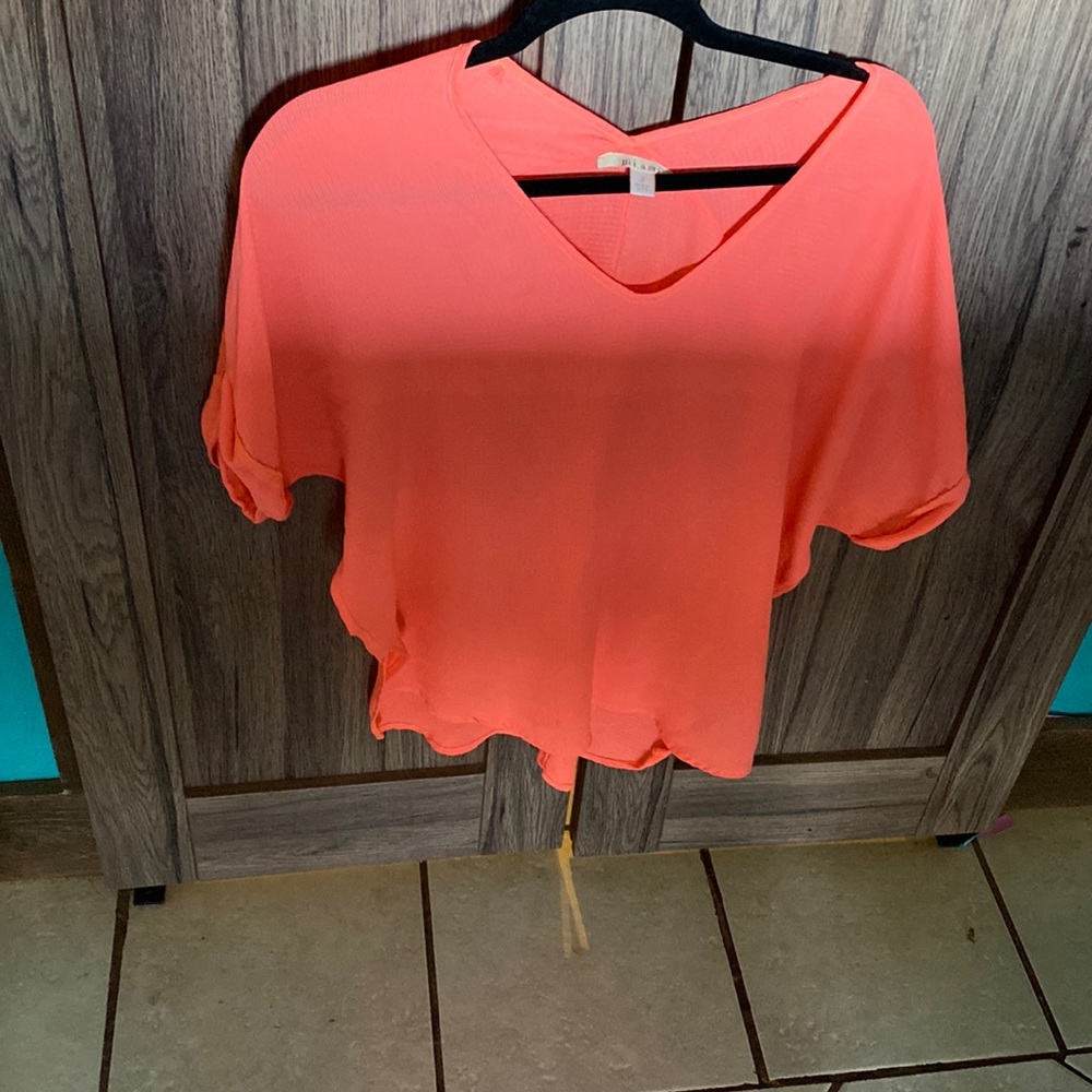 Pink blouse